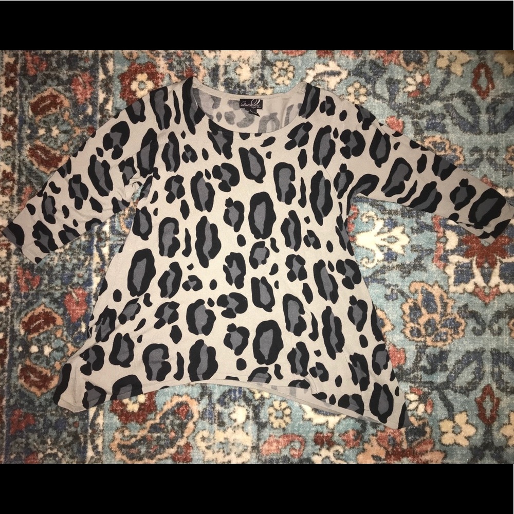 Oversized Sweater black gray